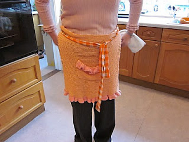 Birthday Present Frilled Apron