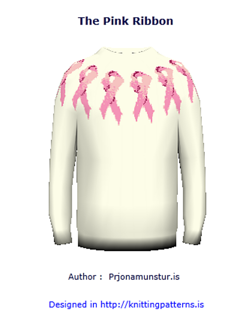 Pink Ribbon Pullover