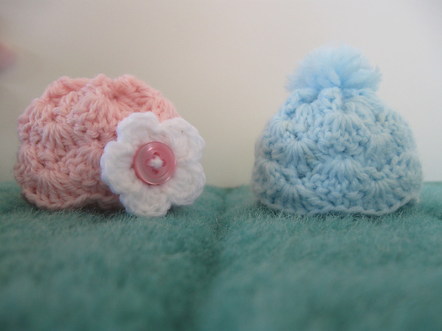 Peachy Beachy Teeny Tiny Beanies 