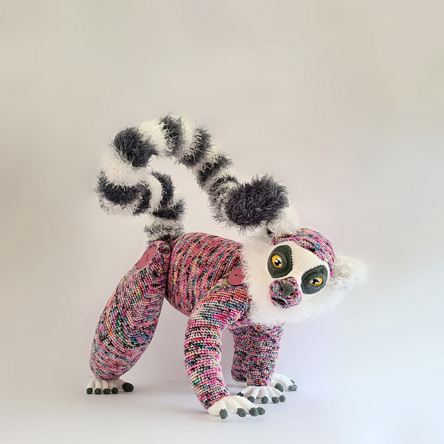 アートドール 羅針獣✿LeMe様作 Ravelry: Lunar the Lemur pattern by Projectarian