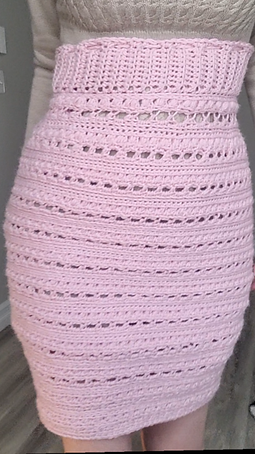 the luxe cottagecore spring pencil skirt