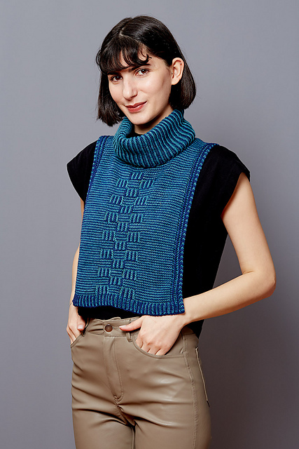 PAPER KNIT MULTIボタンCHIBIベスト ダークネイビー_FREE PAPER KNIT MULTIボタンCHIBIベスト ダークネイビー_FREE PAPER KNIT