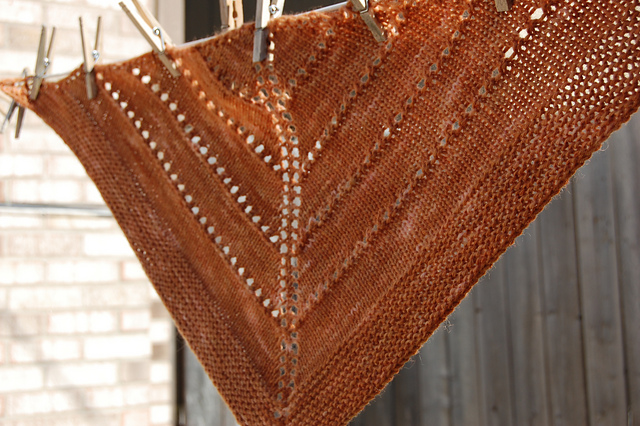 Wing Tips Shawlette 