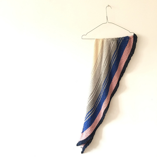 Delft Spring Shawl