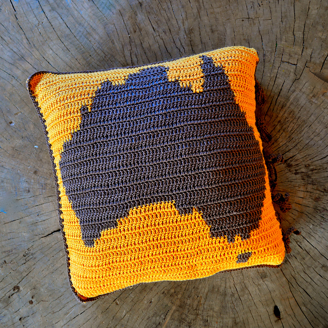Australia Map Pillow Case