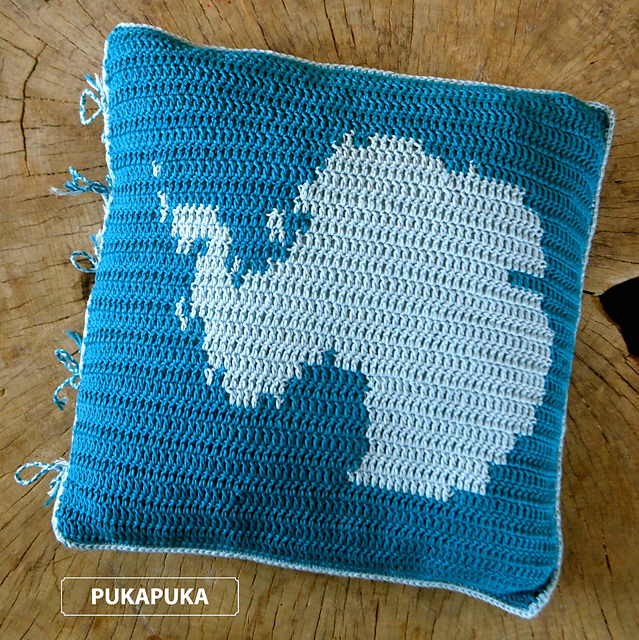 Antarctica Map Pillow Cover