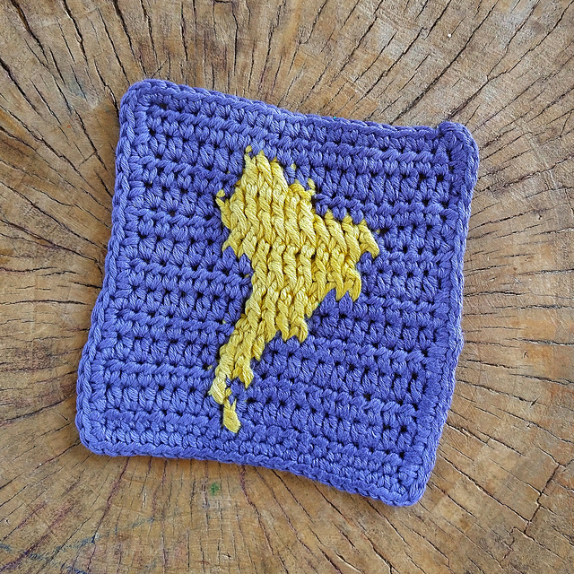 South America Map Granny Square
