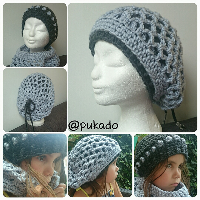 Double the Fun - Beanie and Slouch