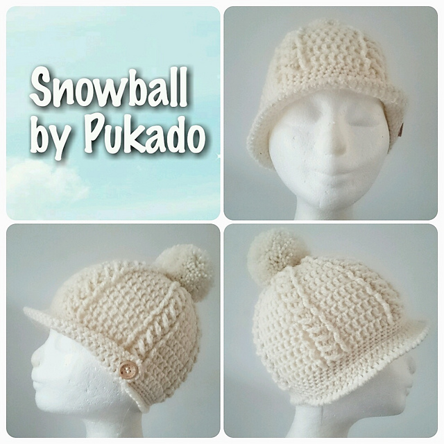 Snowball Cable Hat