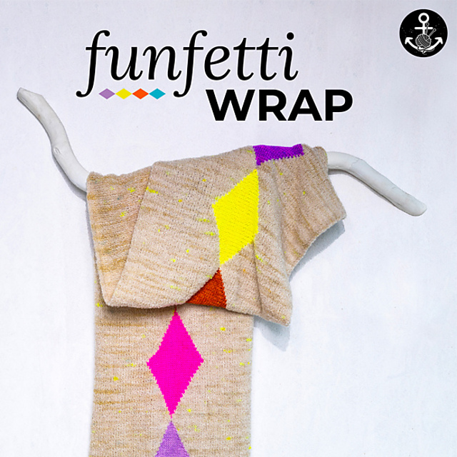 Ravelry: FunFetti Wrap pattern by Dagmar Römke