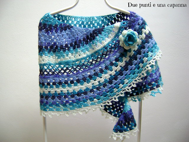 Blue Agate Shawl