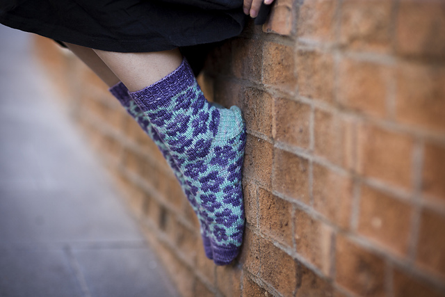 Apple blossom socks