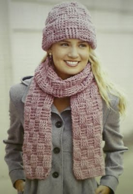 Basket weave hat