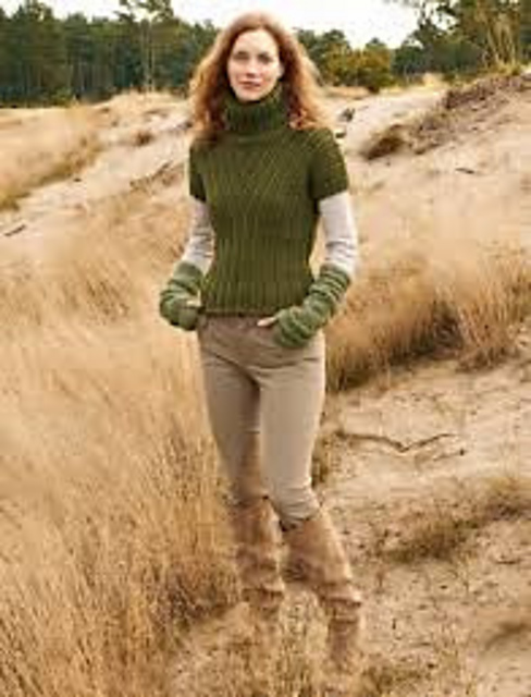 Pulli mit Zopfmuster Modell 25
