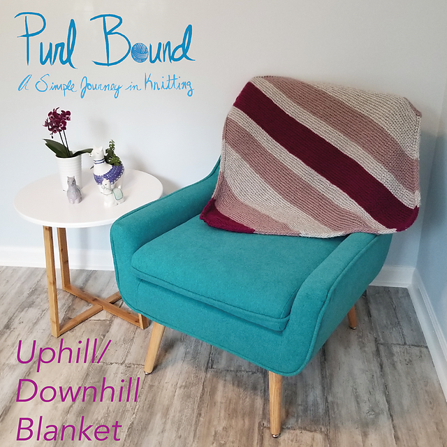 Uphill/Downhill Baby Blanket
