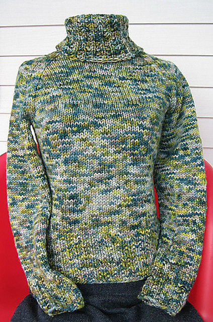 Seamless Chunky Raglan Sweater #006