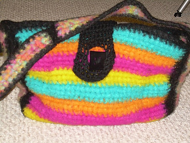 Felted Crochet Project Bag