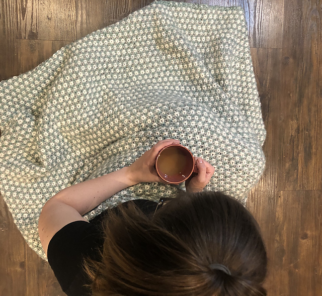 Simple Three Colour Blanket