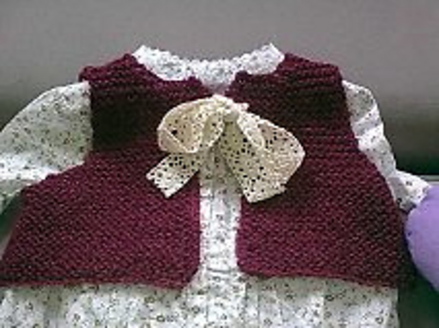 Penelope Garter Stitch Waistcoat