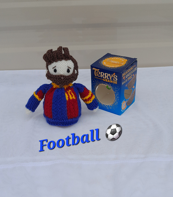 Footballer chocolate orange cover