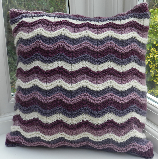 Chevron Cushion Cover (Aran Version)