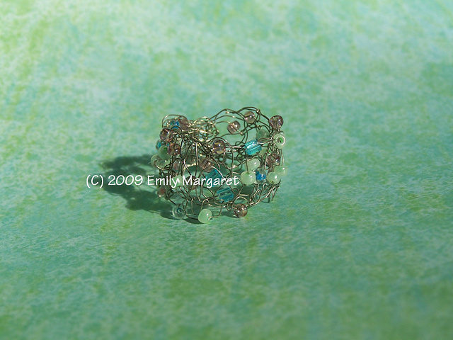 Beaded Wire Ring