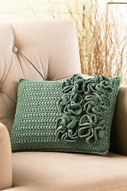 Green Grow the Roses Pillow