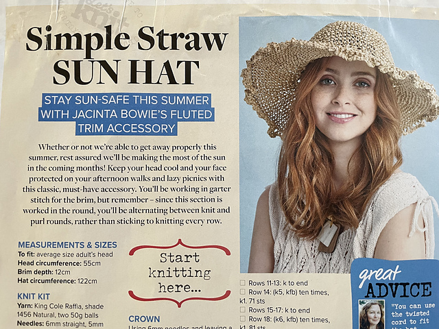 Simple Straw Sun Hat