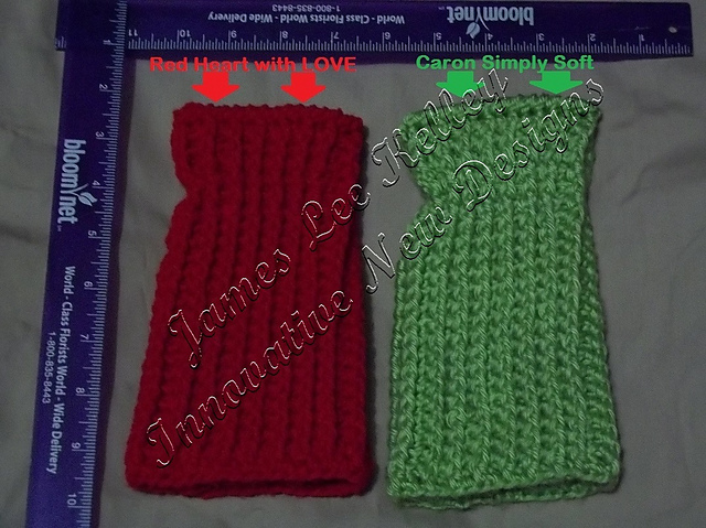 Crochet Post Fingerless Gloves