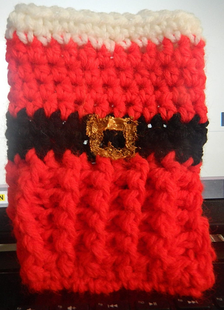 Santa Suit Silverware Holder