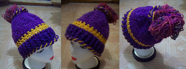Tail Hanging Out with a Twist Hat