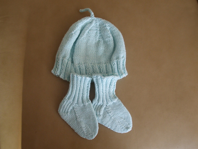 Shibui Baby hat and Socks