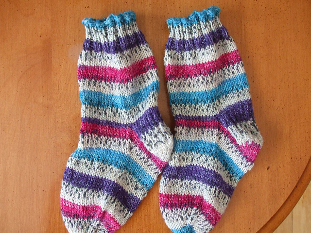 Basic Child-Size Flap and Gusset Sock