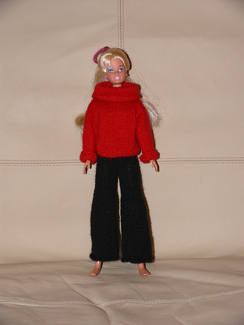 #0161 Poloneck Sweater & Pants