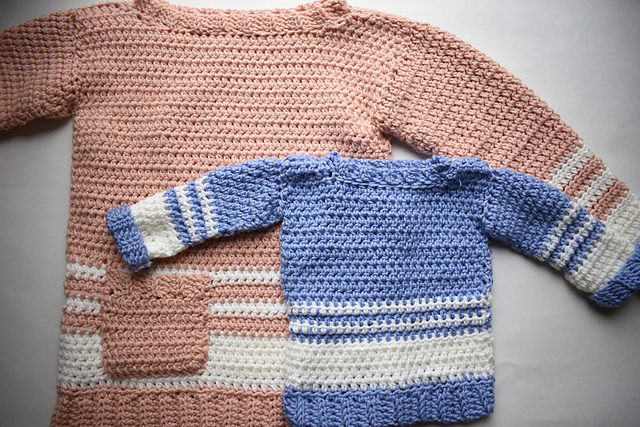 Kid's Easy Crochet Pullover