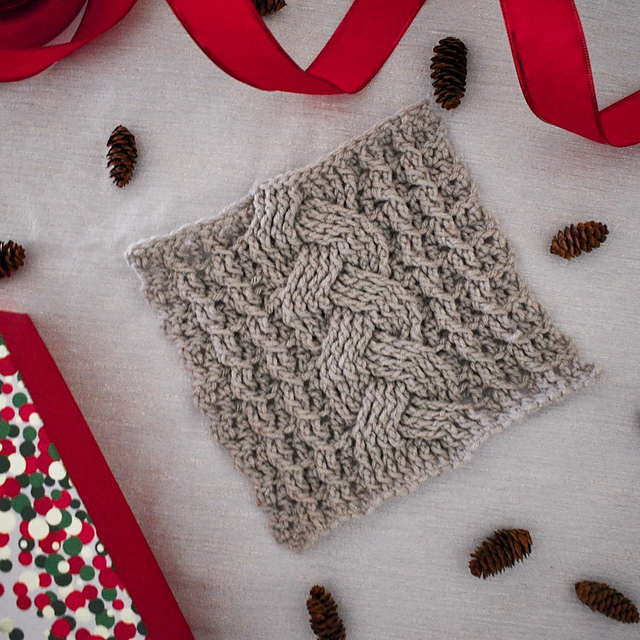 Cozy Cables Blanket Square