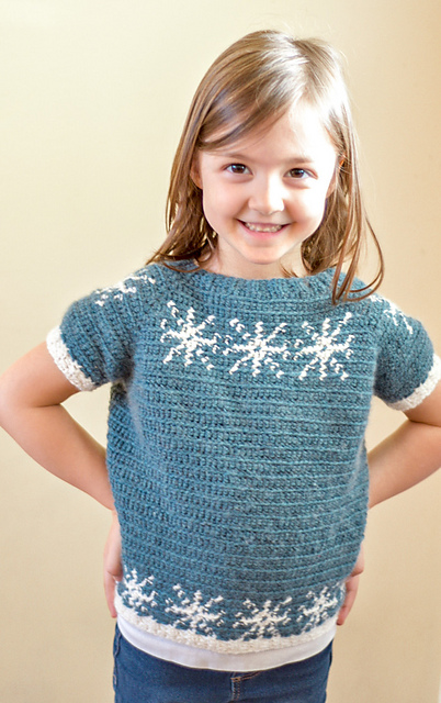 Child Snowfall Raglan