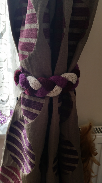 Plaited cable tiebacks