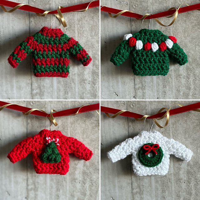 Tiny Sweater Ornaments