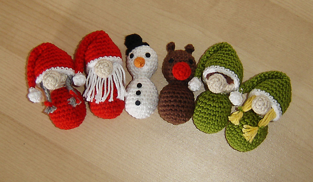 Amigurumi small christmas pack