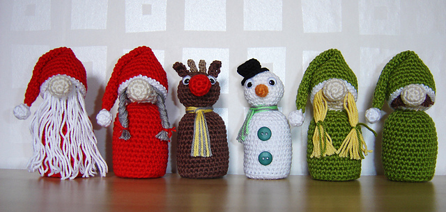 Amigurumi large christmas pack