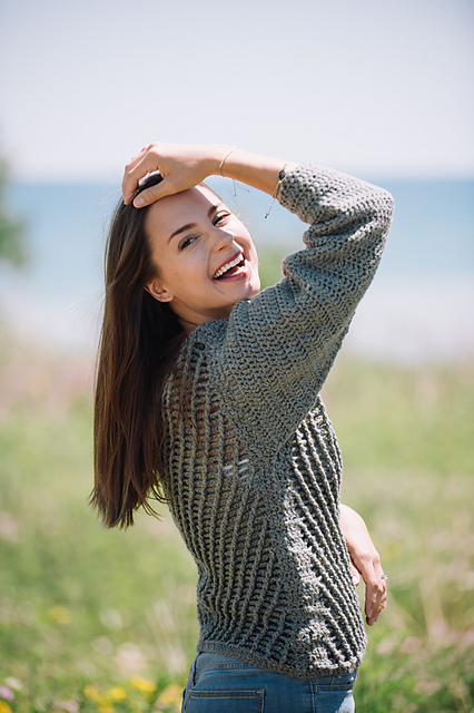 Raegan Mesh Sweater
