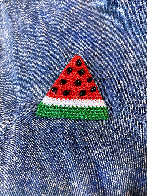 Jadu'i Watermelon Brooch