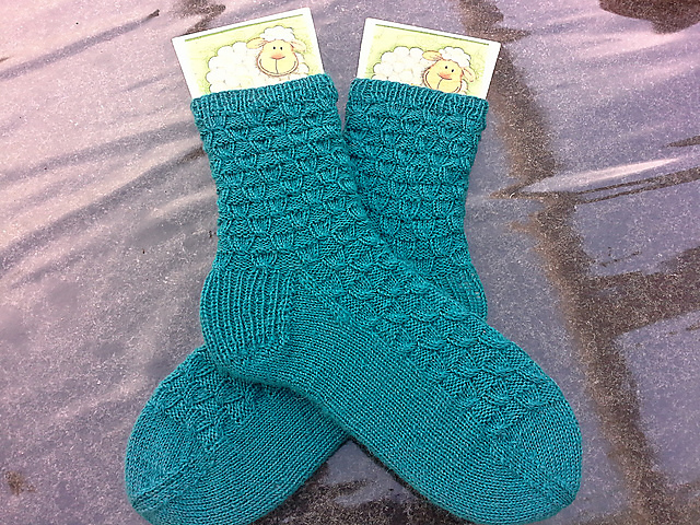 Forbidden City Socks (Cuff Down)