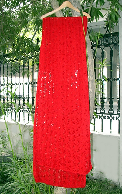 Diamond Lace Shawl