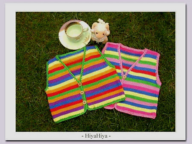 Baby Striped Magic Vest