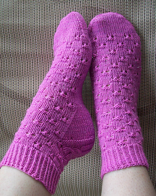Dandelion Socks (Cuff Down)