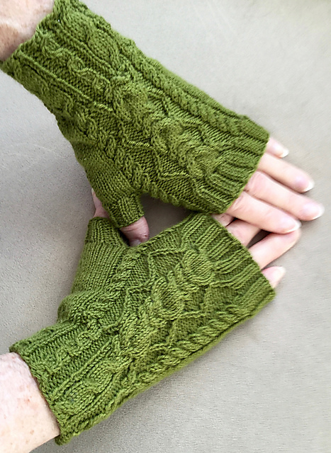 The Great Wall Fingerless Mitts IV