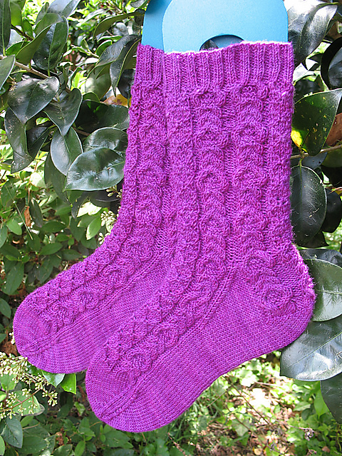 Queen Elizabeth I Socks B (Cuff Down)