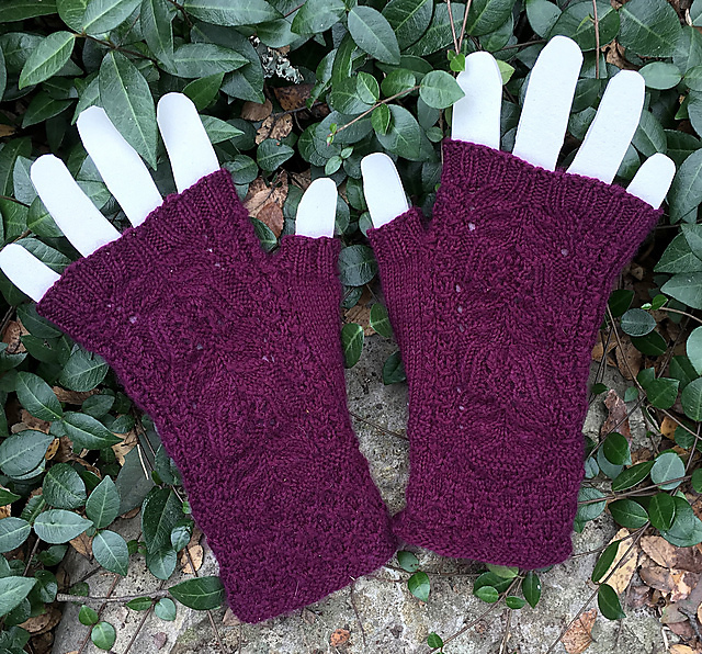 Blossom Lace Fingerless Mitts